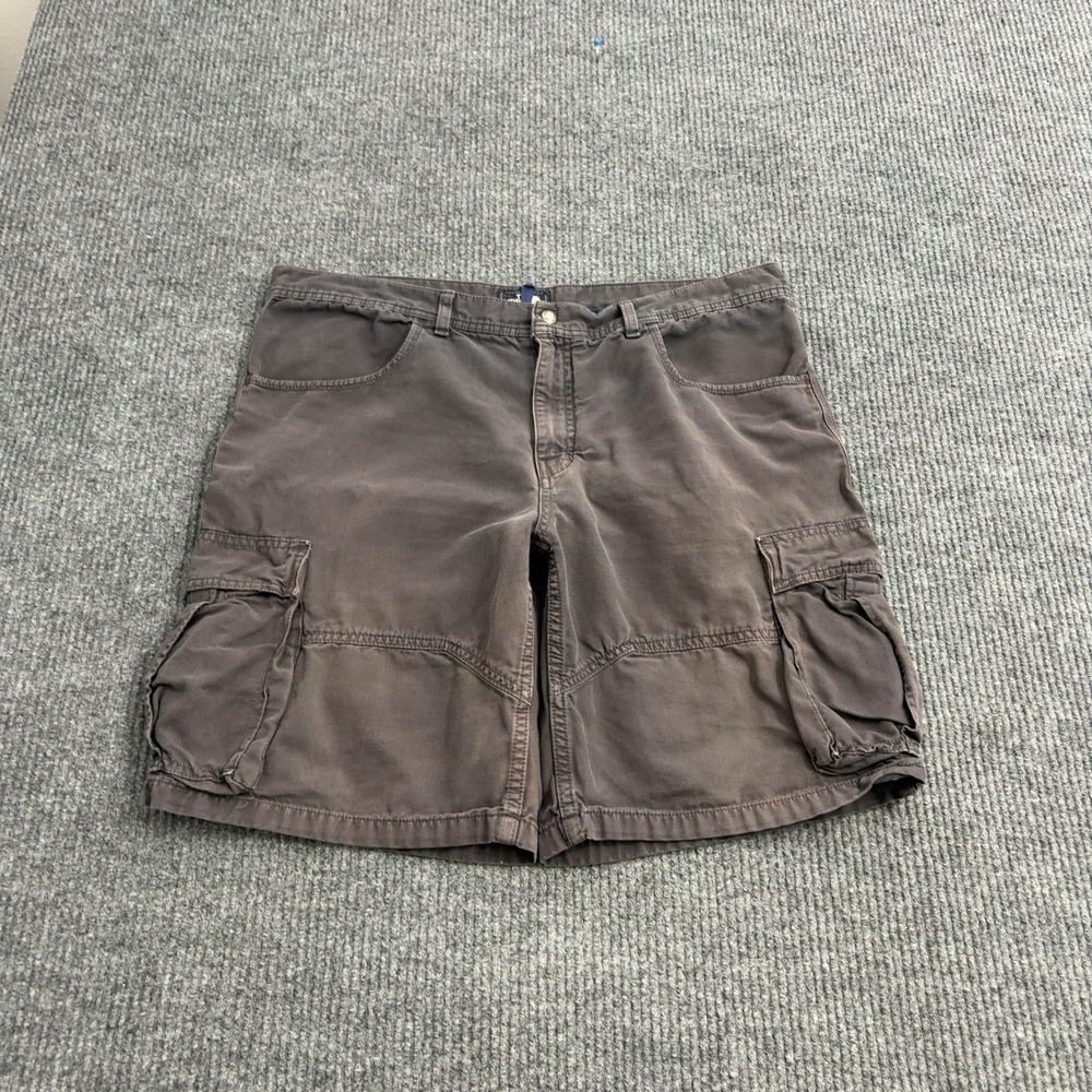 The North Face Cargo Shorts Mens 38 Brown Cotton Canvas Utility Gorpcore Outdoor